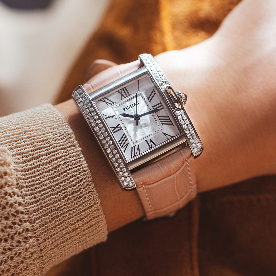 Montre RUIMAS Femme Automatique Cuir Saphir - MEGIR