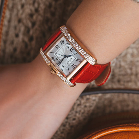 Montre RUIMAS Femme Automatique Cuir Saphir - MEGIR