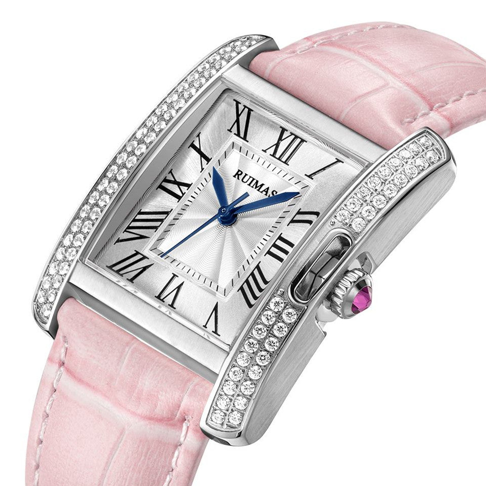 Montre RUIMAS Femme Automatique Cuir Saphir - MEGIR