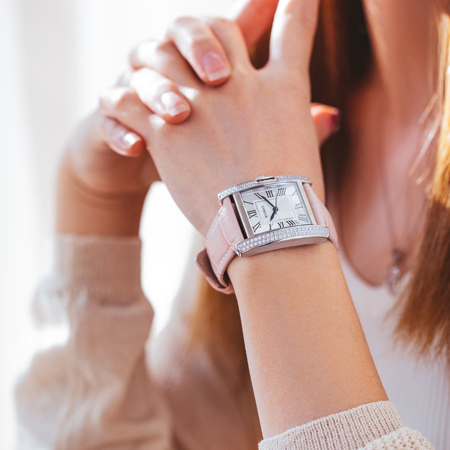 Montre RUIMAS Femme Automatique Cuir Saphir - MEGIR