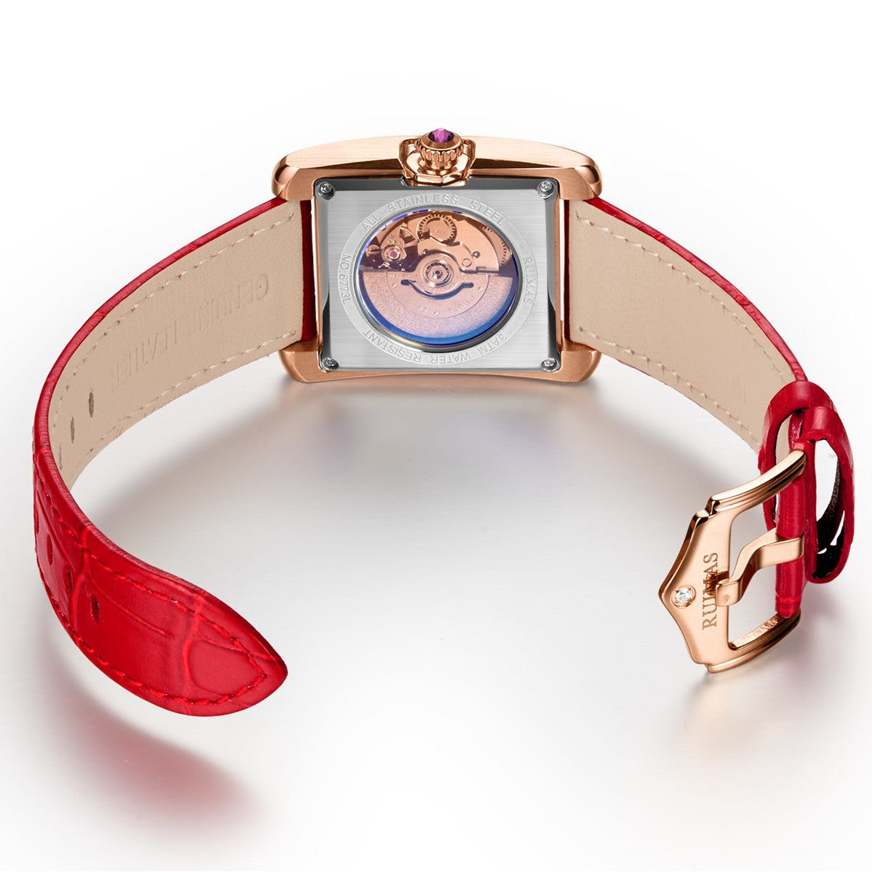 Montre RUIMAS Femme Automatique Cuir Saphir - MEGIR