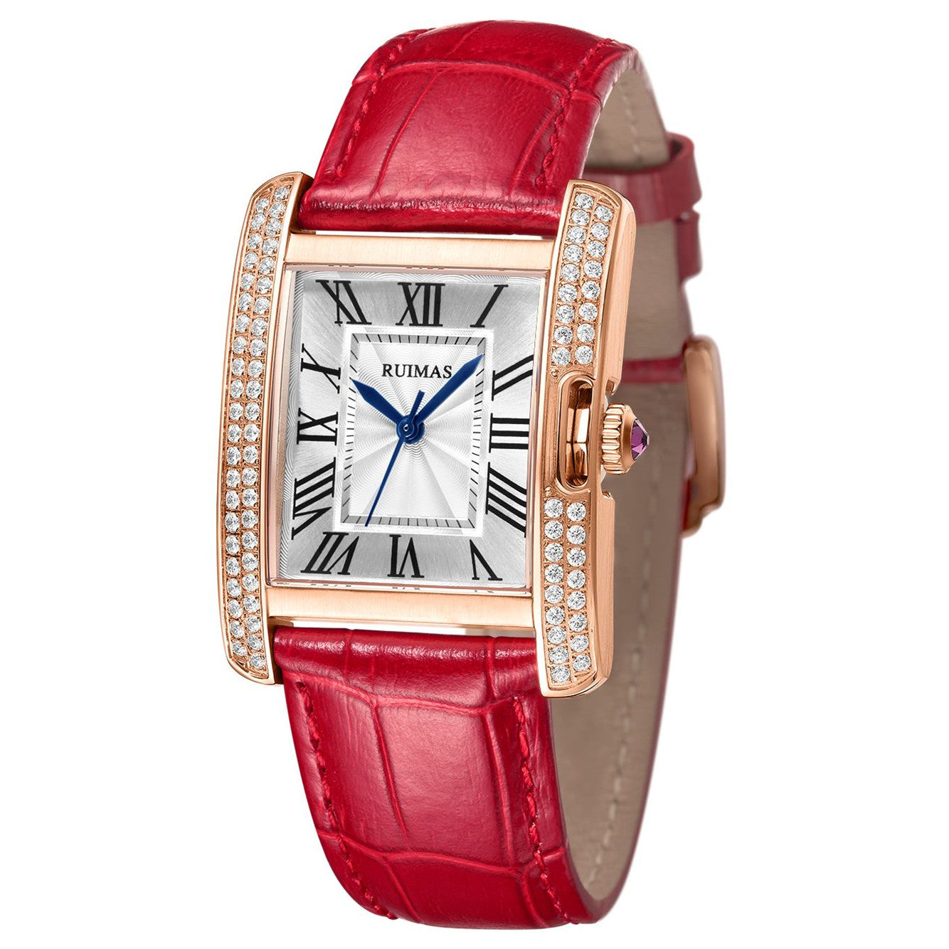 Montre RUIMAS Femme Automatique Cuir Saphir - MEGIR