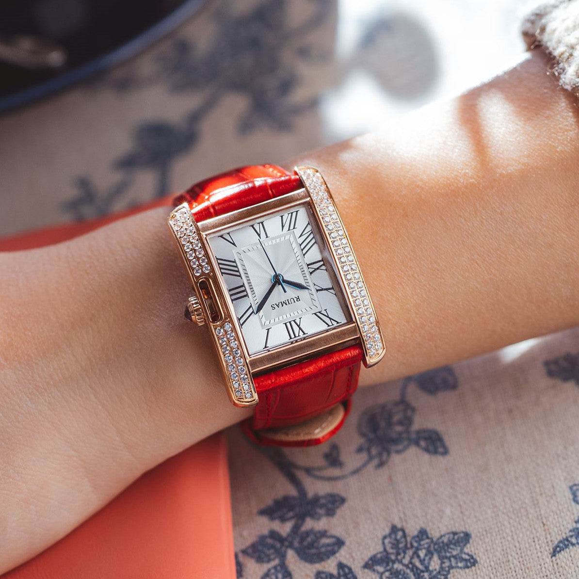 Montre RUIMAS Femme Automatique Cuir Saphir - MEGIR