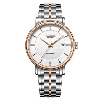Montre NAKZEN Homme Business Automatique - Miyota 9015 Diamants - MEGIR