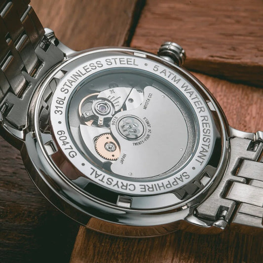 Montre NAKZEN Homme Business Automatique - Miyota 9015 Diamants - MEGIR