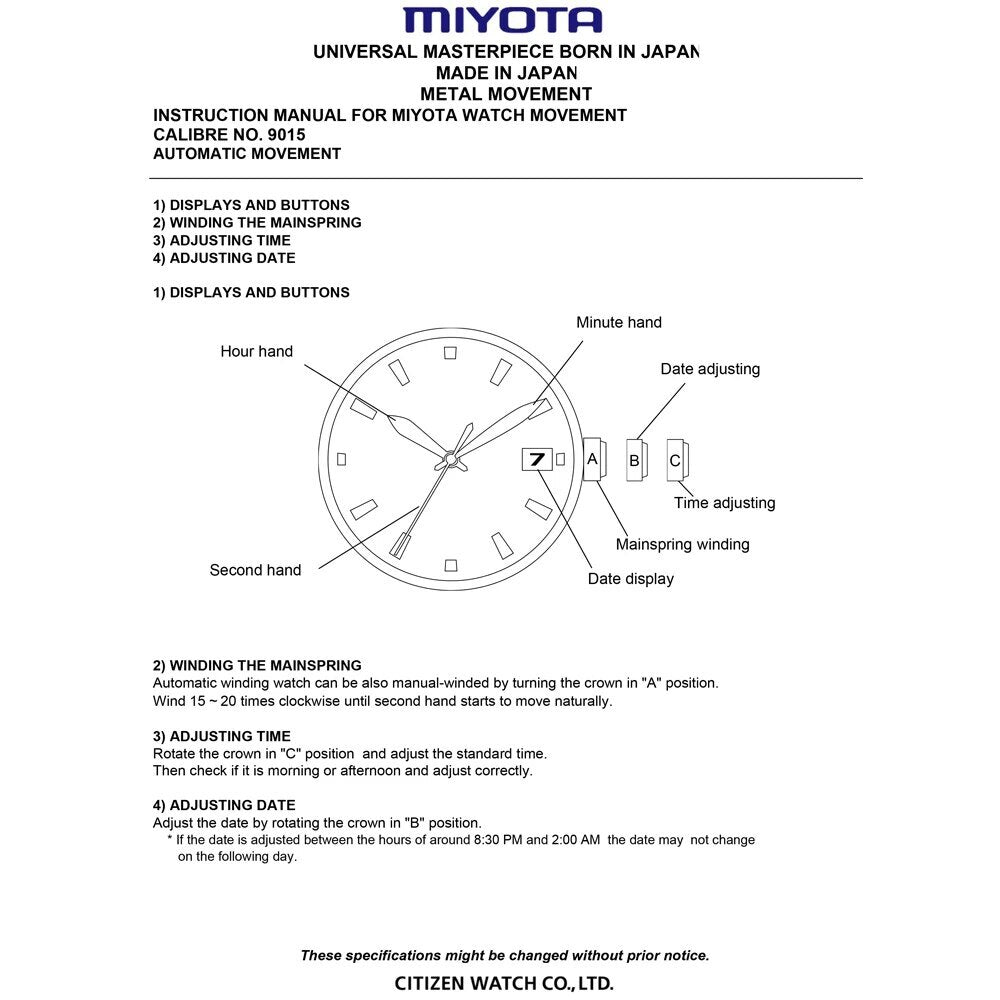 Montre NAKZEN Homme Business Automatique - Miyota 9015 Diamants - MEGIR