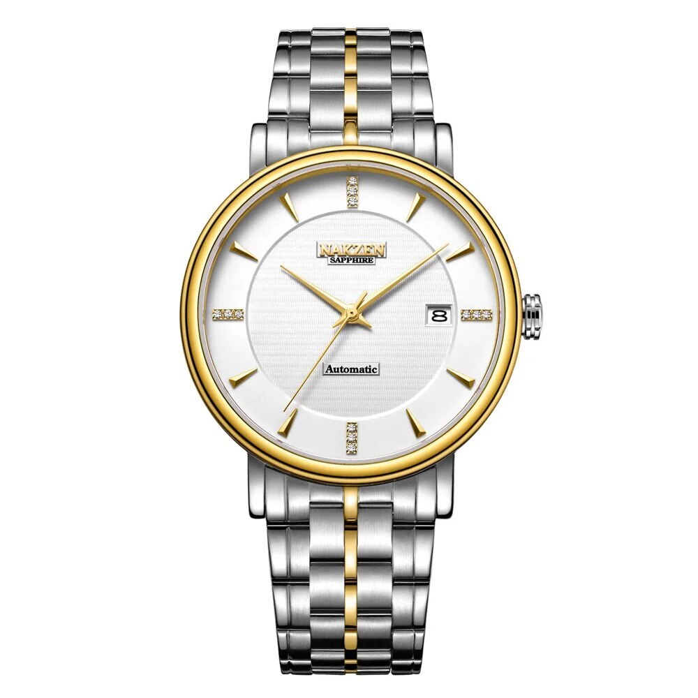 Montre NAKZEN Homme Business Automatique - Miyota 9015 Diamants - MEGIR