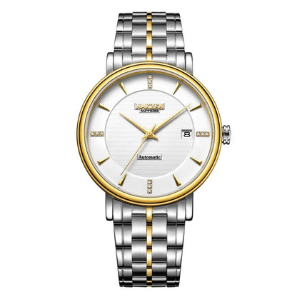 Montre NAKZEN Homme Business Automatique - Miyota 9015 Diamants - MEGIR