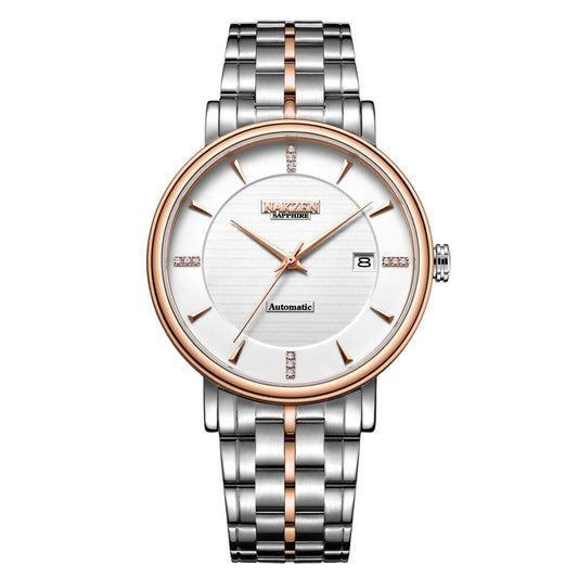 Montre NAKZEN Homme Business Automatique - Miyota 9015 Diamants - MEGIR