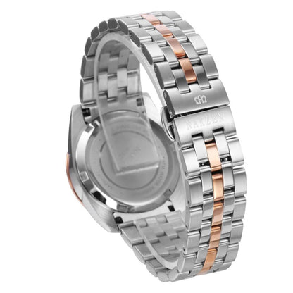 NAKZEN Montre Femme Or Quartz - Diamants Calendrier - MEGIR