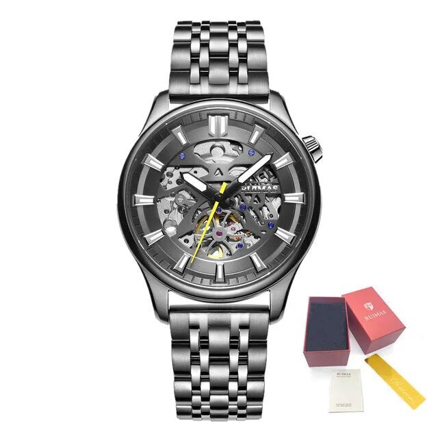 NAKZEN Montre Homme Miyota 82S7 - Saphir Acier - MEGIR