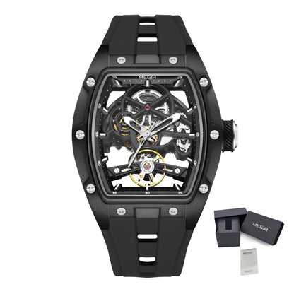 MEGIR 100% Original Fashion Men Watches Automatic Mechanical Watch Steel Case Sport Skeleton Wristwatch Waterproof Clock Reloj Hombre-16