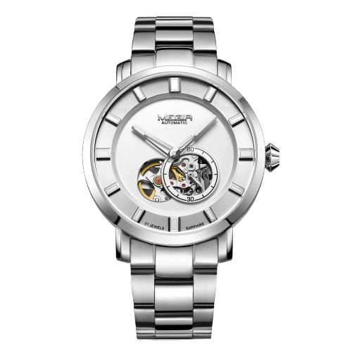 MEGIR Montre Homme Classique - Acier Inoxydable