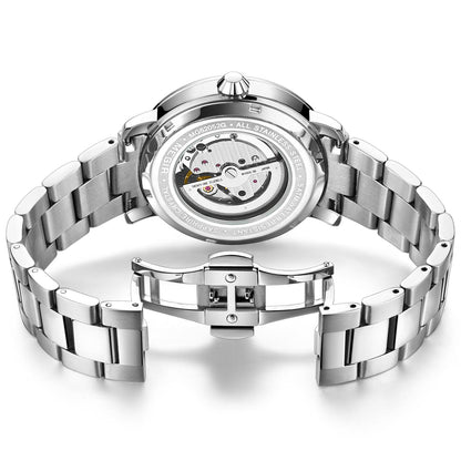 MEGIR Montre Homme Classique - Acier Inoxydable - MEGIR