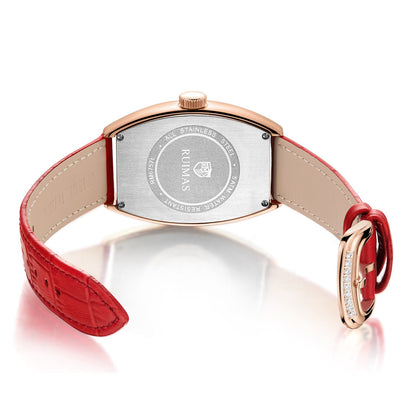 Montre RUIMAS Femme Diamants Automatique Cuir - MEGIR