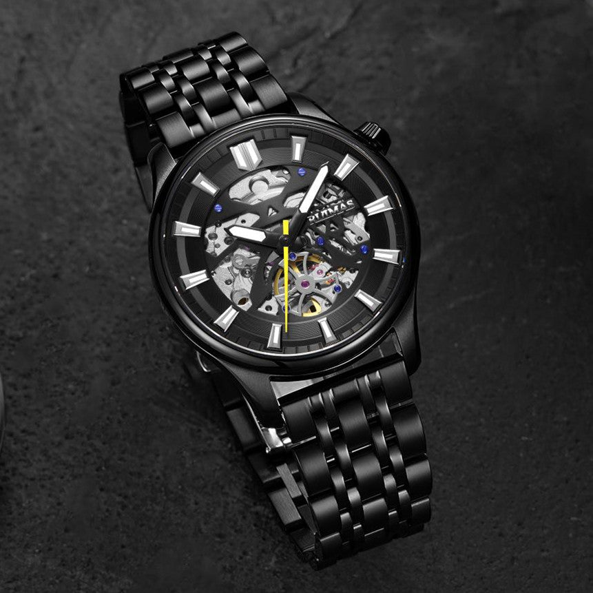 NAKZEN Montre Homme Miyota 82S7 - Saphir Acier - MEGIR