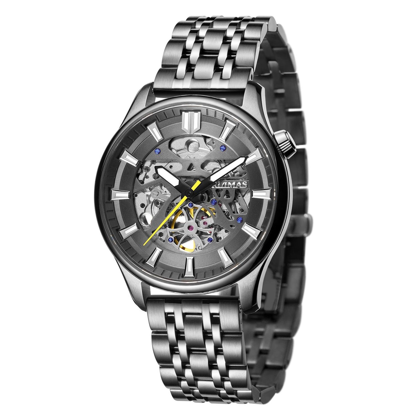 NAKZEN Montre Homme Miyota 82S7 - Saphir Acier - MEGIR