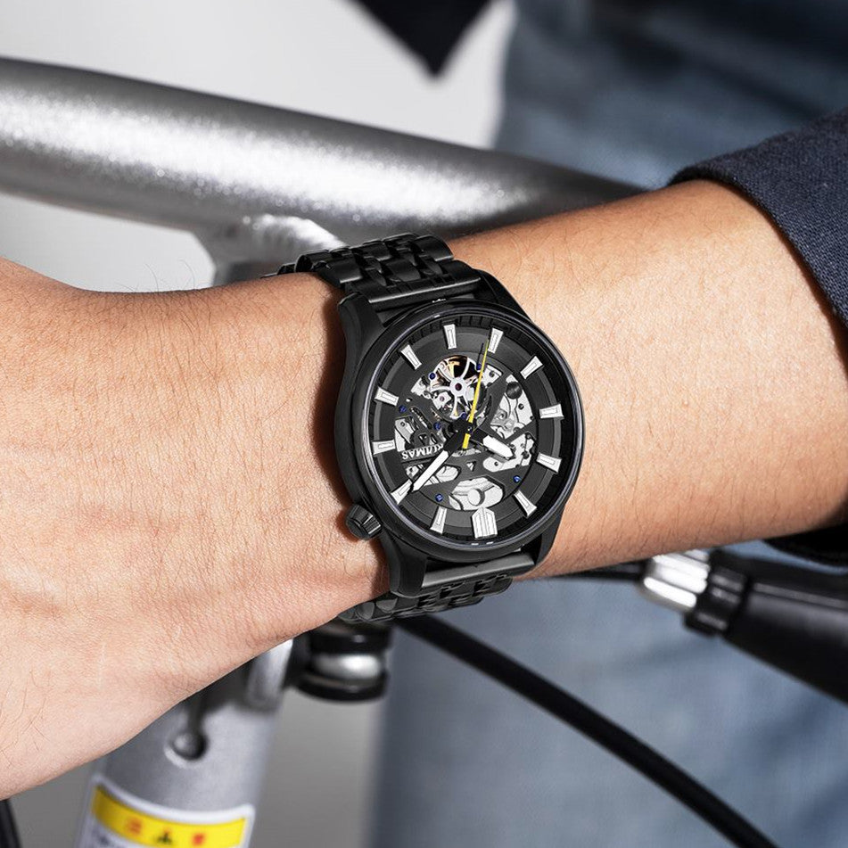 NAKZEN Montre Homme Miyota 82S7 - Saphir Acier - MEGIR