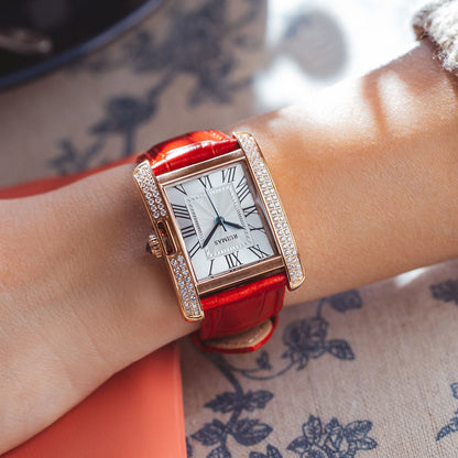 Montre RUIMAS Femme Automatique Cuir Saphir - MEGIR
