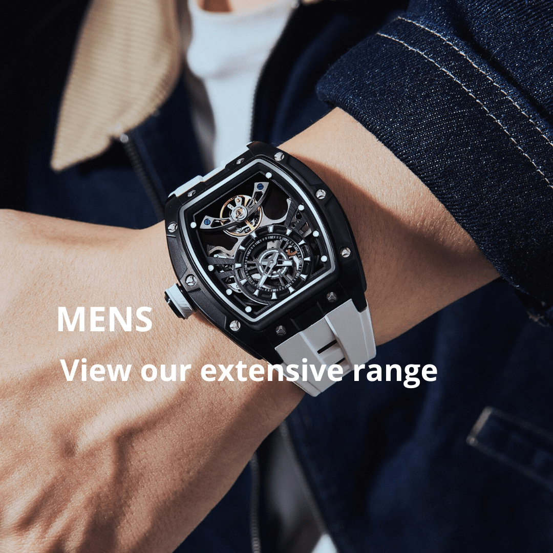 Montre NAKZEN portée par un homme habillé avec style
